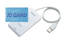 利用者登録されたICカードを 印刷したいプリンター側の ICカードリーダーにかざし、認証します。