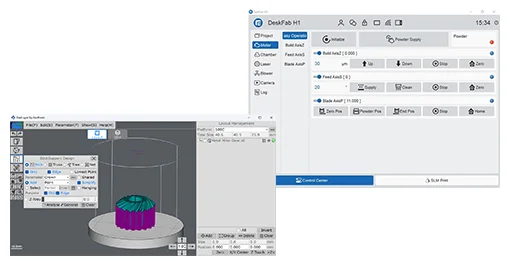 FastLayer（左）とFastFab（右）の画面