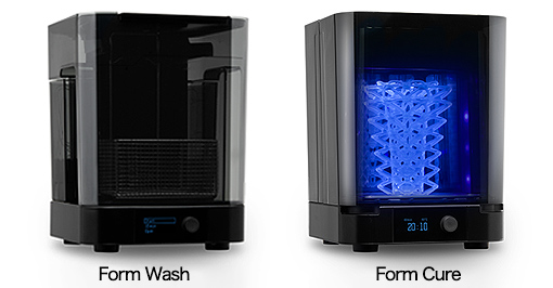 「Form Wash」と「Form Cure」の写真