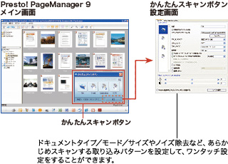 画像：Presto! PageManagerを標準同梱