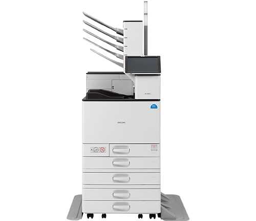 画像：RICOH SP C840ME+5段給紙+4ビンプリントポスト+オペレーターコールライト
