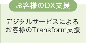 お客様のDX支援 デジタルサービスによるお客様のTransform支援