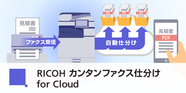 画像：RICHO カンタンファクス仕分け for Cloud