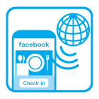Facebookのチェックインでインターネット利用〈Facebook Wi-Fi対応〉