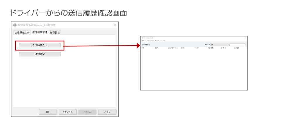 特長４:送信結果の把握方法の充実化