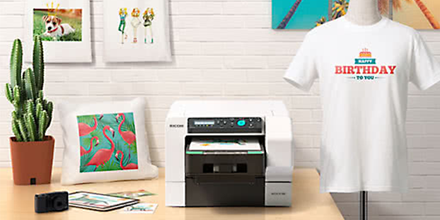衣類に直接プリントできるガーメントプリンター / 流通 | リコー 