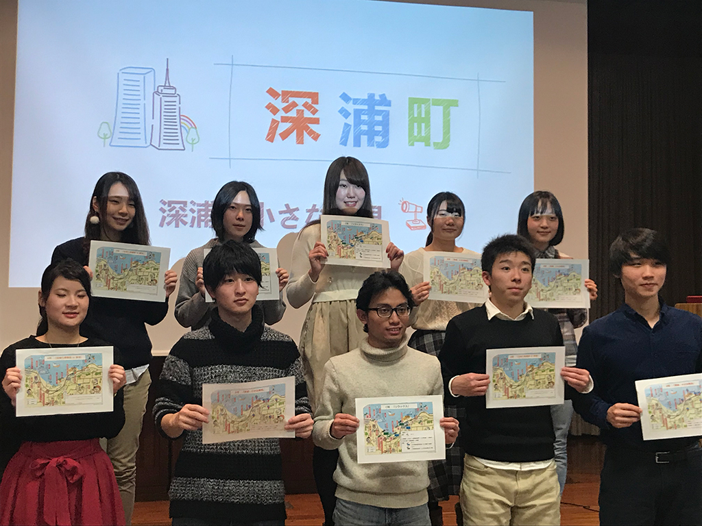 画像：学生の視点と発想で“おらがまち自慢”。産学官連携を通じて地域の観光資源を再発掘。