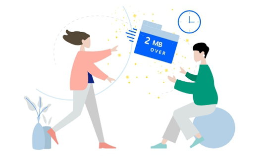 画像：ファイルが巨大でメールに添付できない…