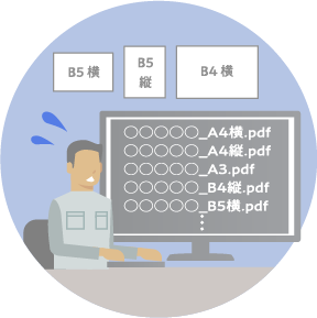 面倒な電子化作業を効率化したい。