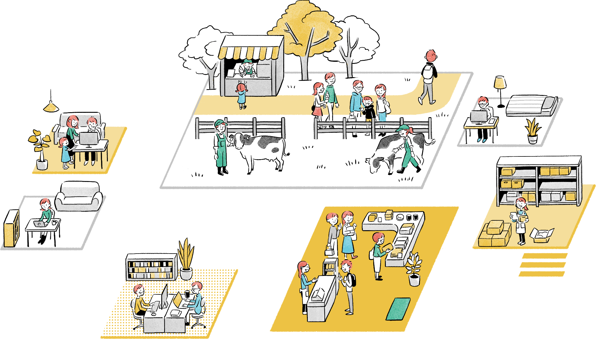 小売業・観光業