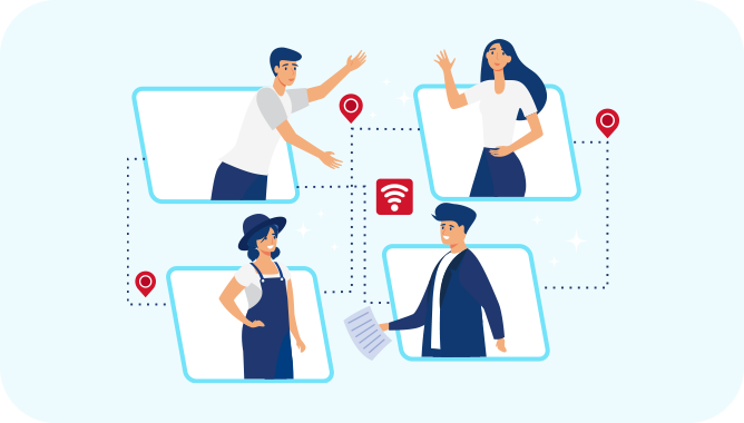 「いつでもどこでも」仕事ができる環境を整備したい