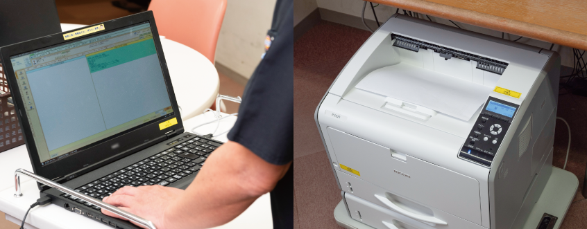 迅速かつ自動的に病棟へ注射せんを届けるRICOH Rule Based Print