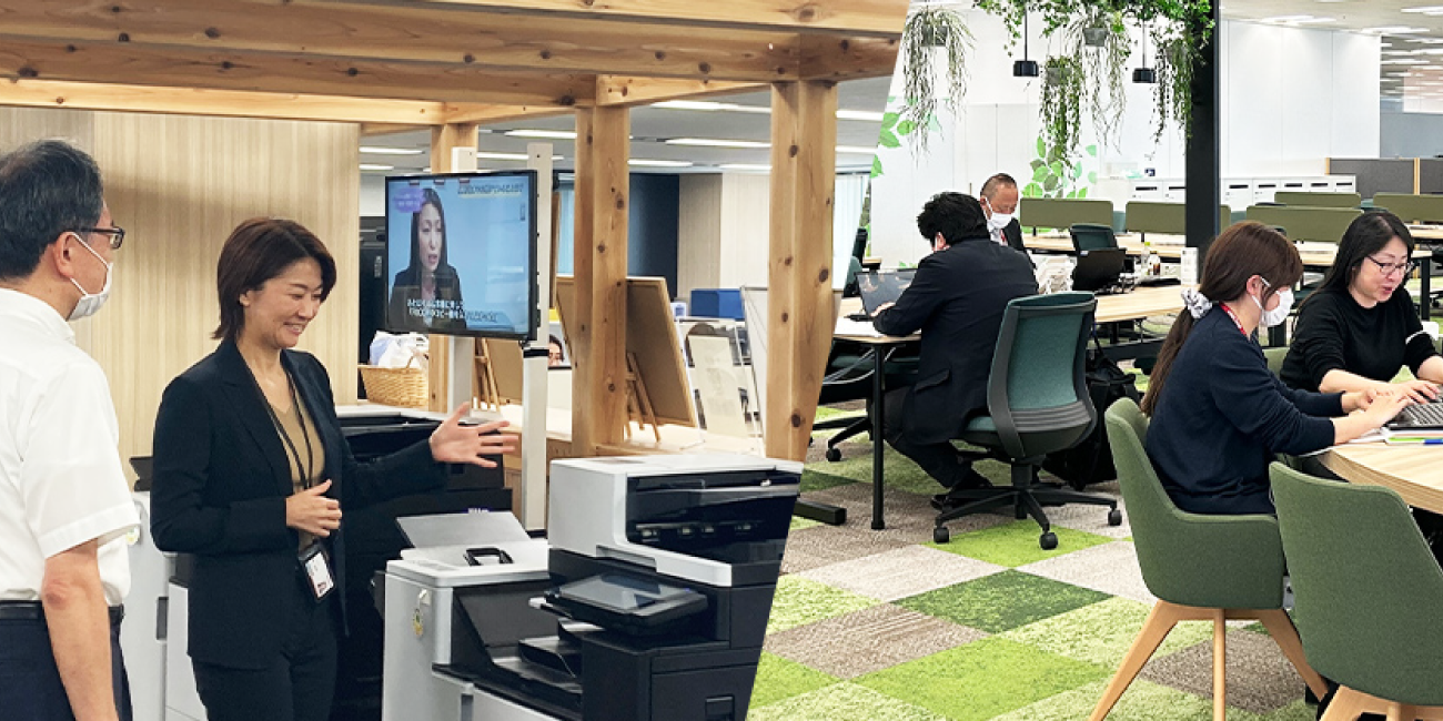 LiveOfficeのご案内「ViCreA」ページを開く