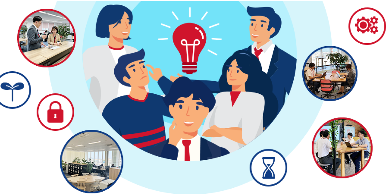 リコージャパン社内実践ページを開く