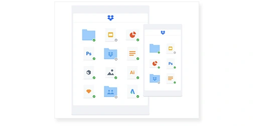 画像：ファイルの保存とアクセスがどこからでも可能
