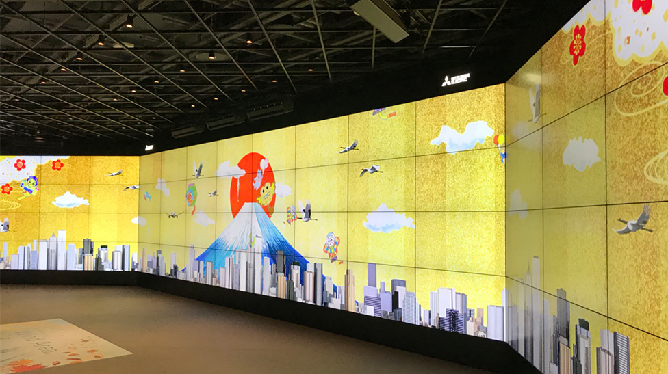 大型LEDビジョンを活用したユニークな体験