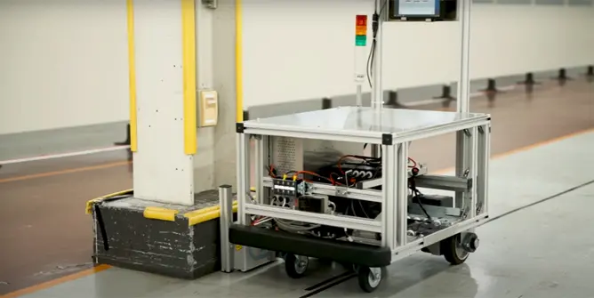 画像：Li電池＋非接触充電