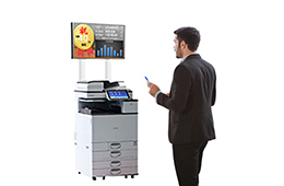 複合機スタンドディスプレイ