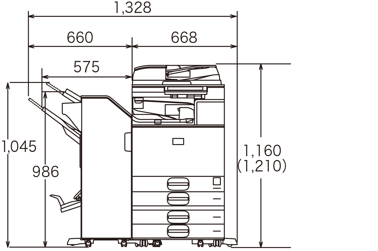設置に必要な寸法