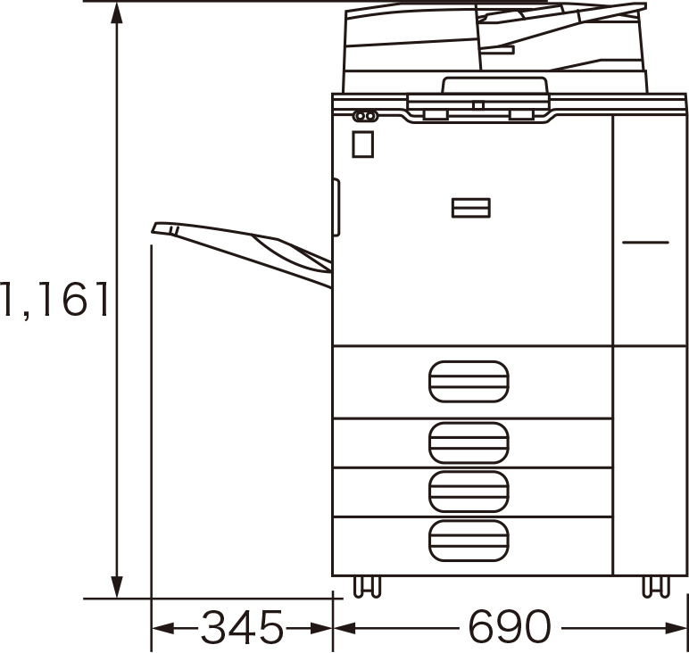 設置に必要な寸法