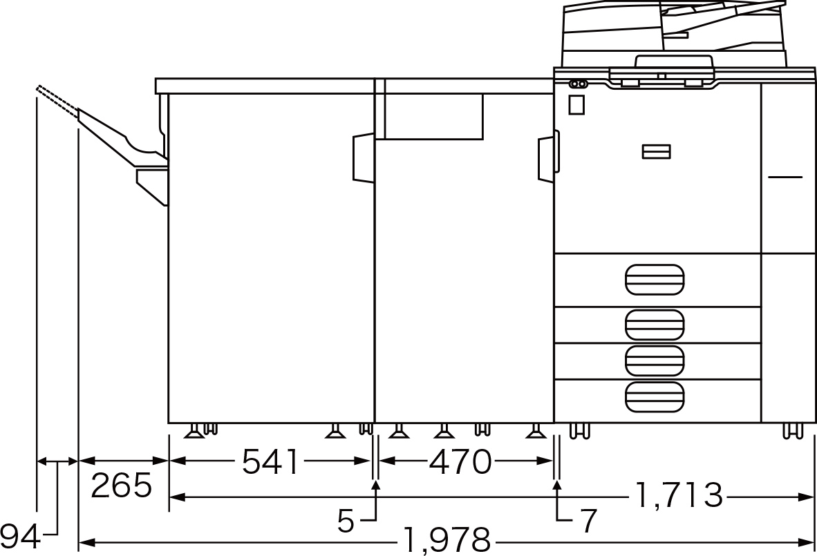 設置に必要な寸法