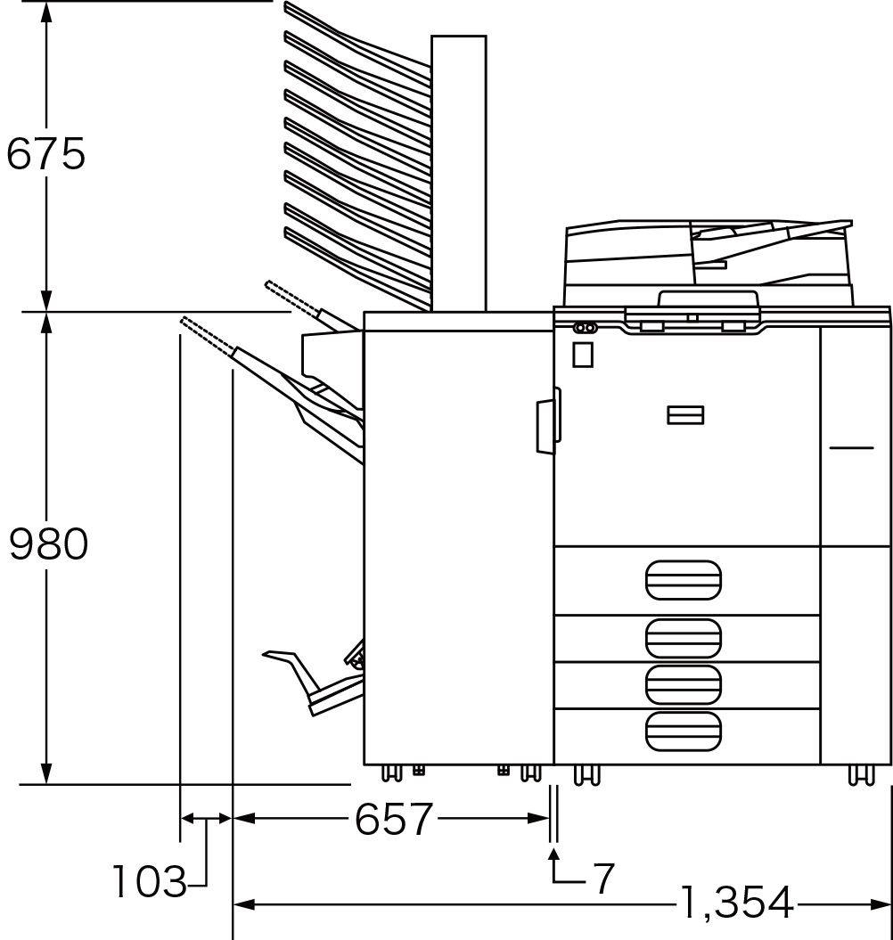 設置に必要な寸法