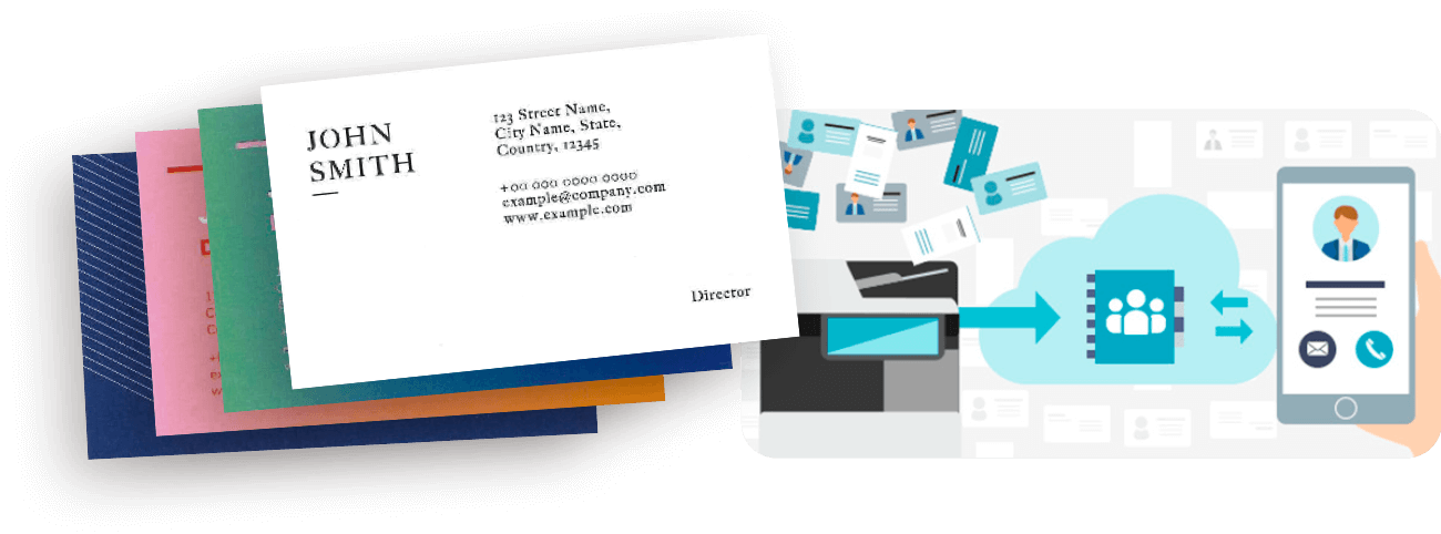 画像：RICOH カンタン名刺電子化アプリ for PHONE APPLI PEOPLE（有償）