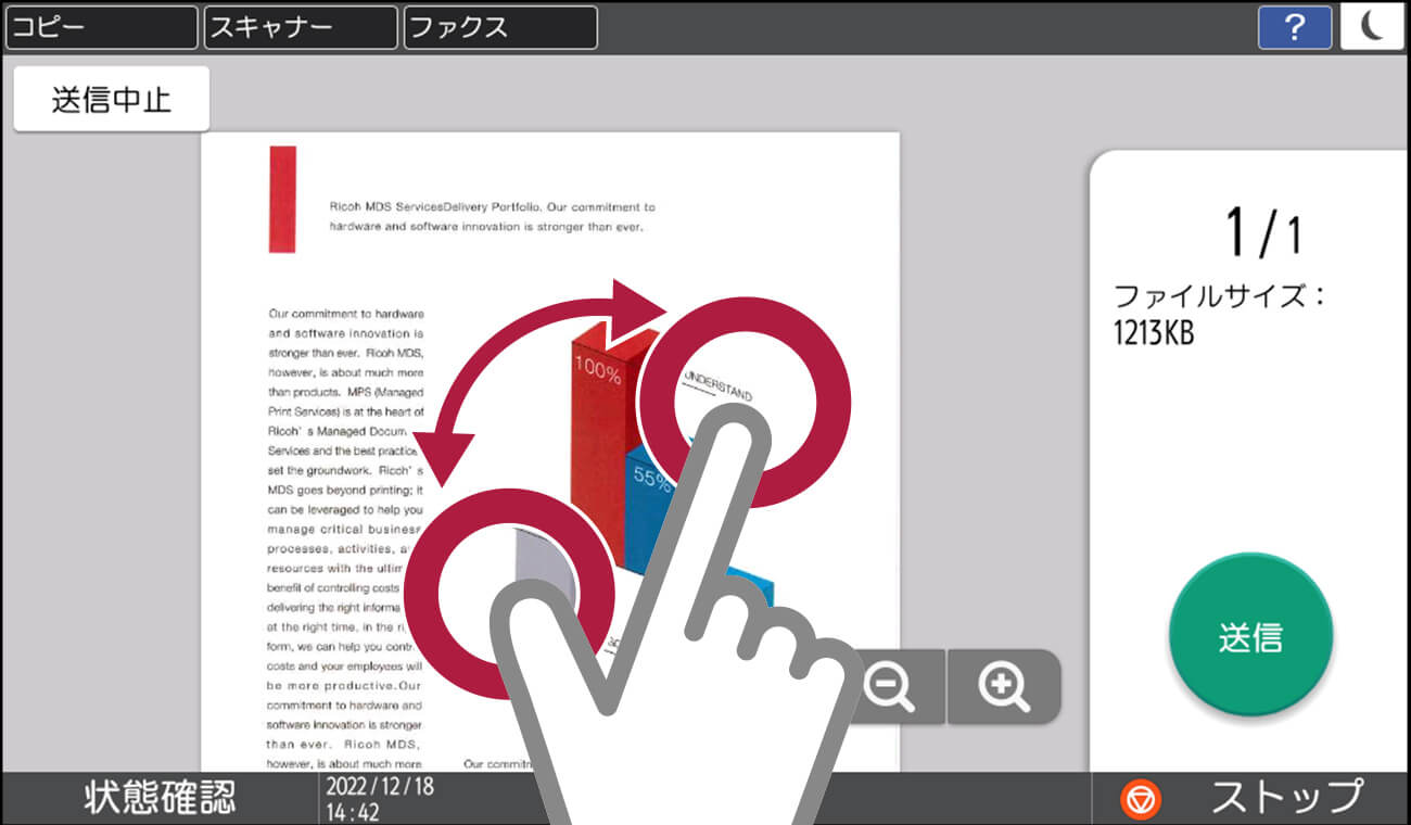 画像：ピンチイン・ピンチアウト