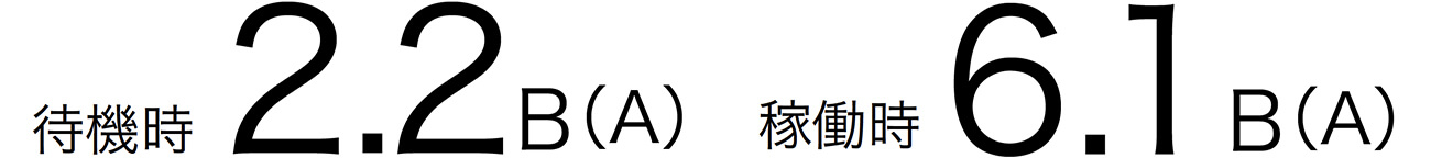 画像：オフィスの心地よさを高める静音性