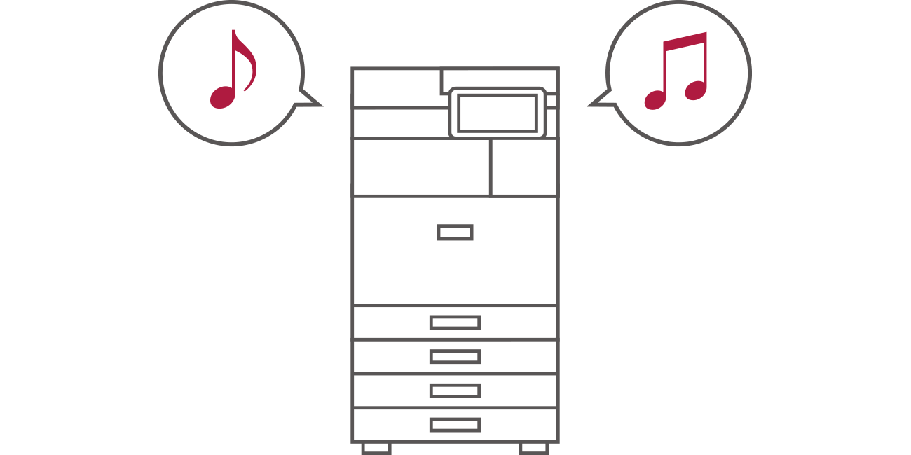 画像：選べる報知音