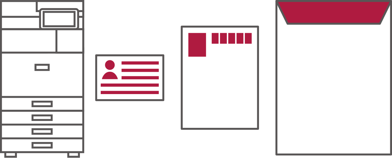 画像：幅広い用紙に対応