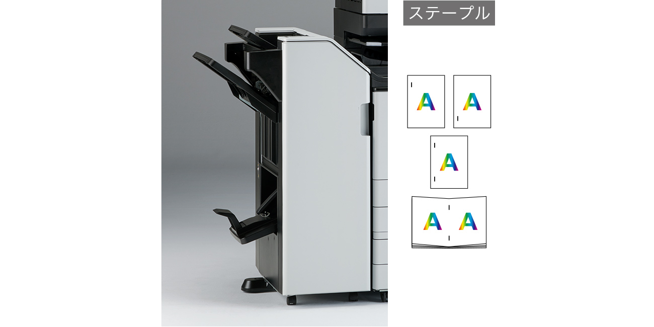 画像：1000枚中綴じフィニッシャー SR3330*1