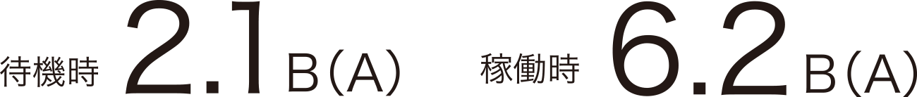 画像：オフィスの心地よさを高める静音性