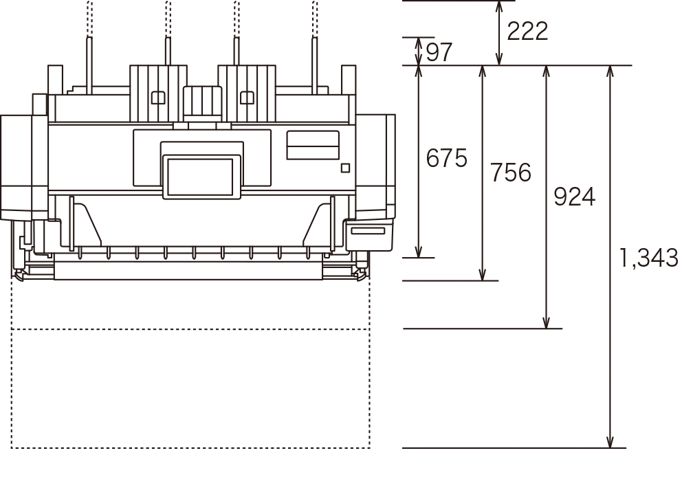 設置に必要な寸法
