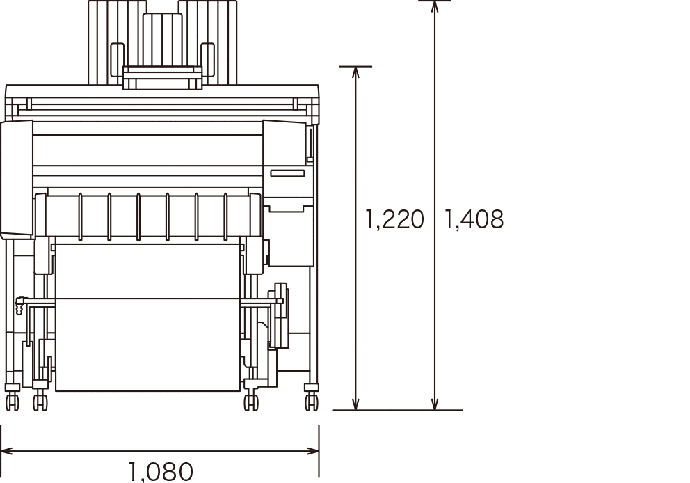 設置に必要な寸法