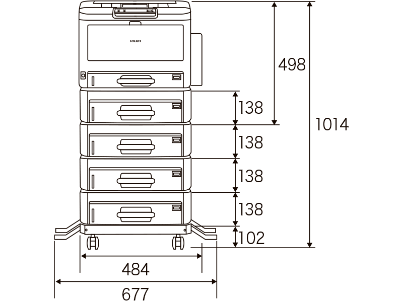 設置に必要な寸法