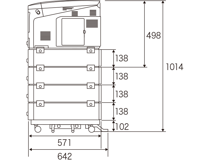 設置に必要な寸法