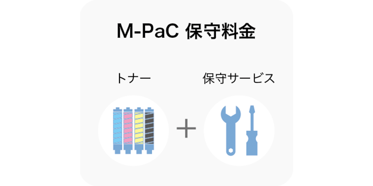 画像：M-PaC 保守料金