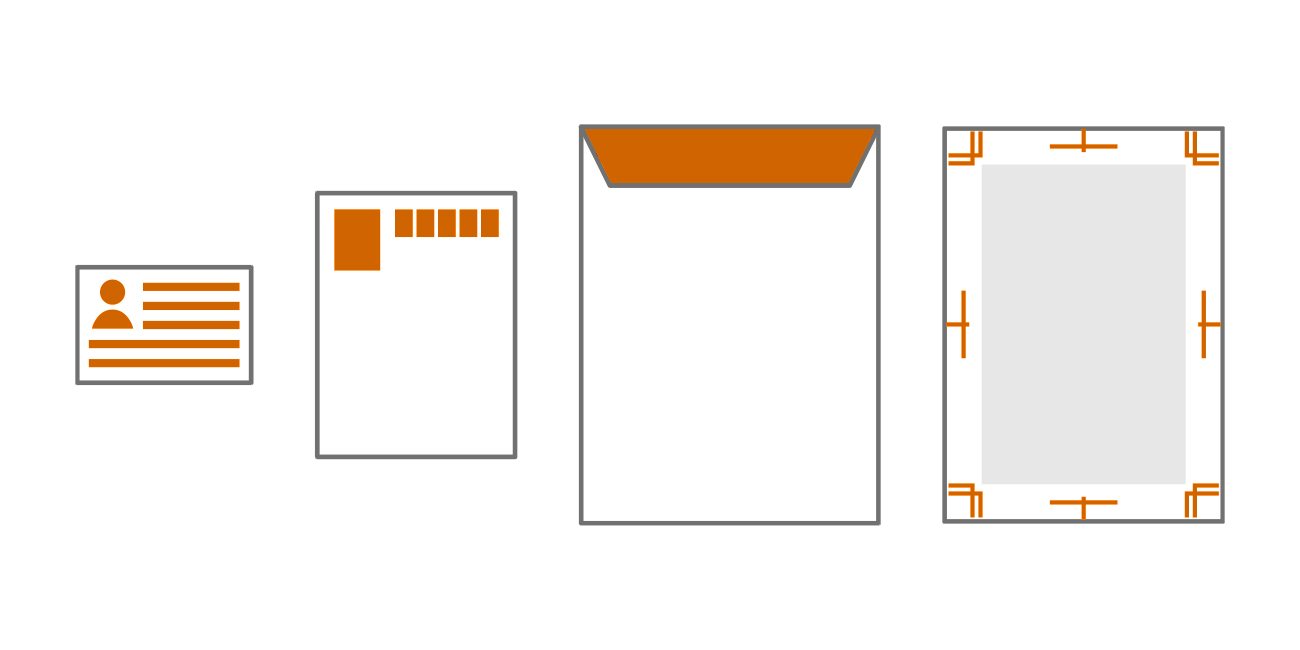 画像：断裁等の目印となる“トンボ”が印刷可能なSRA3が使用できるようになりました