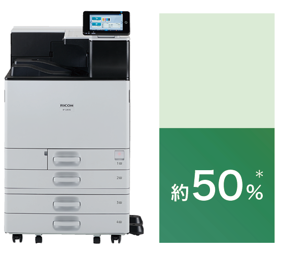 画像：本体樹脂総重量の約50％に再生プラスチック使用