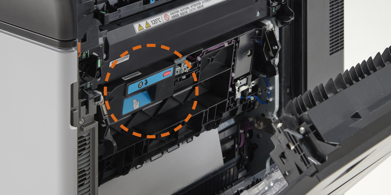 画像：ステープル針を交換しやすく