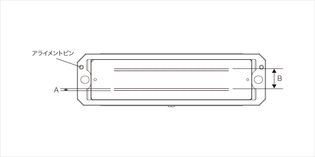 ノズル列間オフセットA：0.93ミリメートル、B：9.31ミリメートル