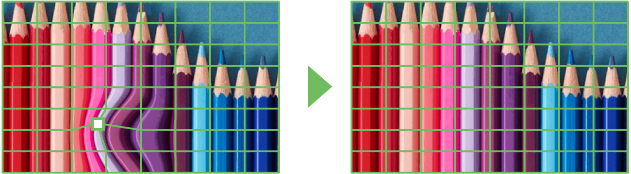 画像2：特殊な投映面への投映