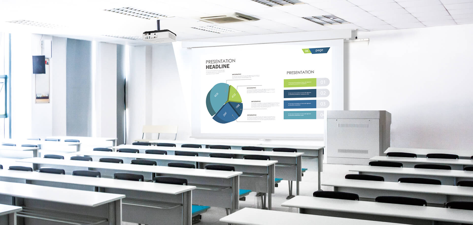 画像：高校、大学などの教室・講義室