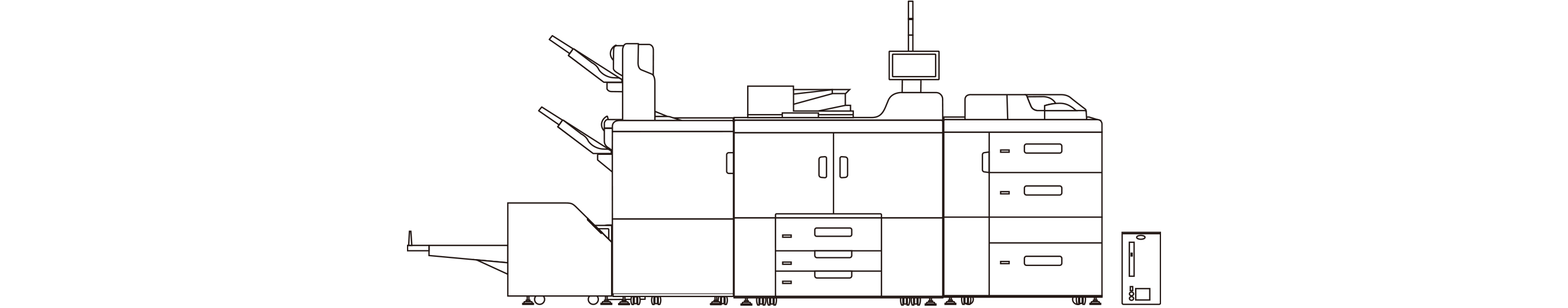 中綴じ製本モデル