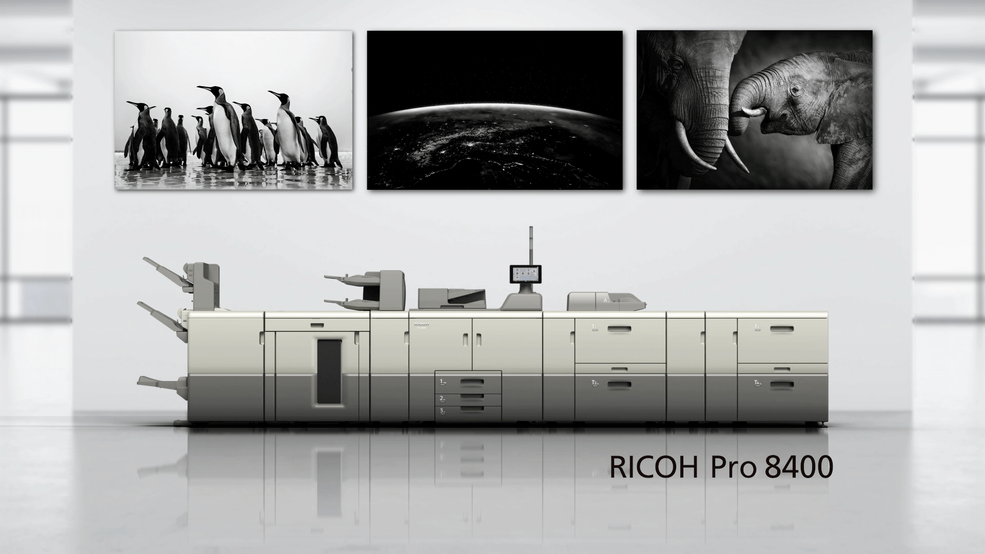 こちらをクリックするとRICOH Pro 8400 Series ショートバージョンの動画が再生されます。