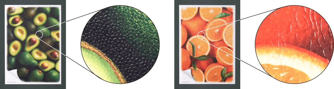 画像：様々な凹凸用紙に対応