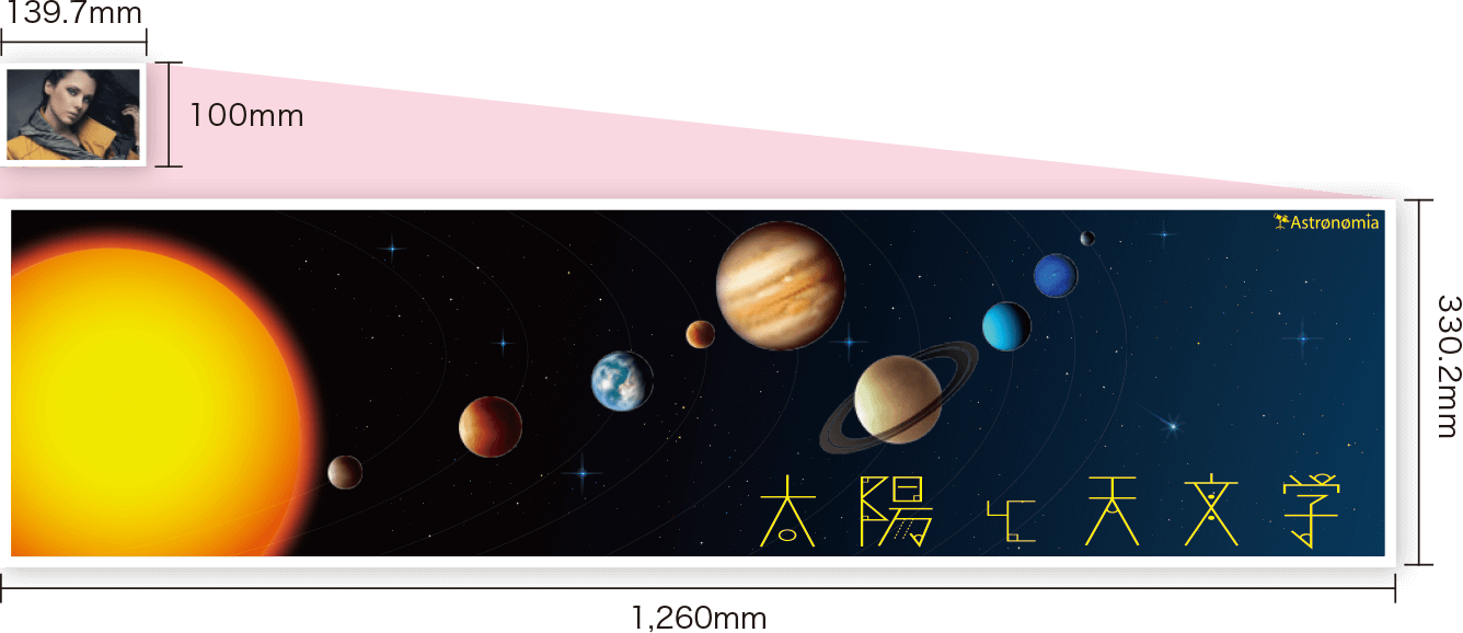 画像：幅広い用紙サイズに対応