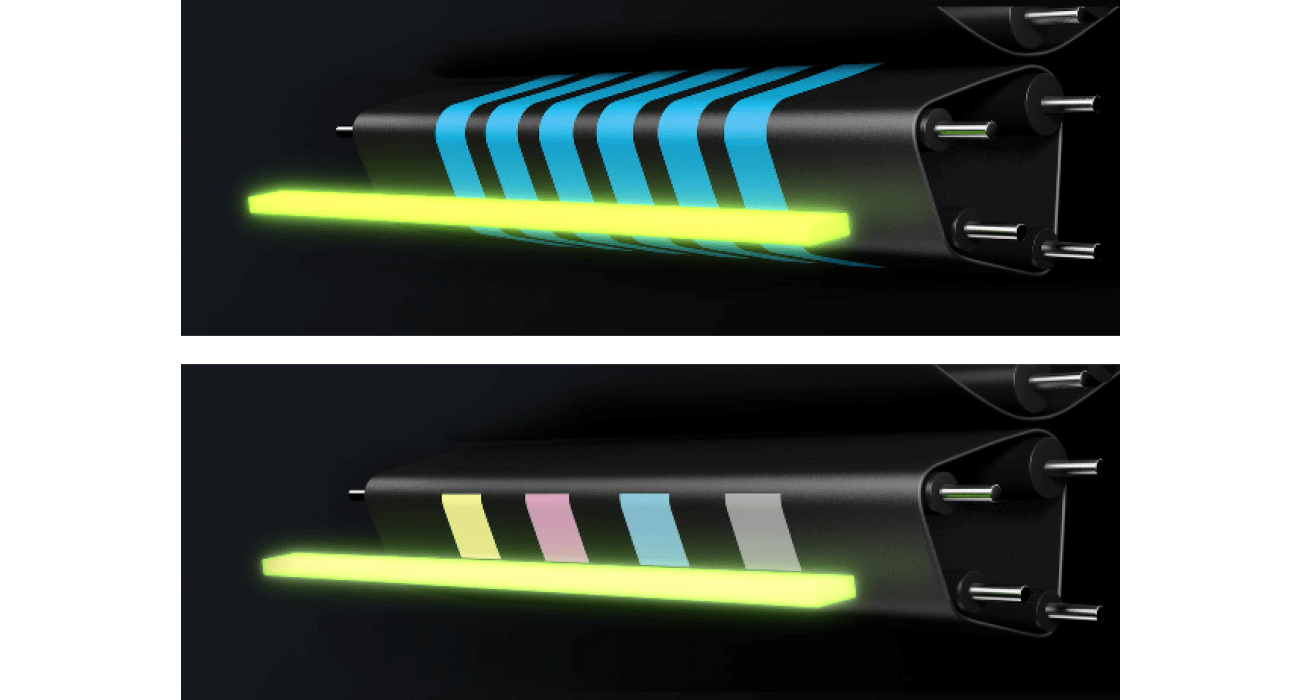 画像：画像調整技術で画質を安定化。