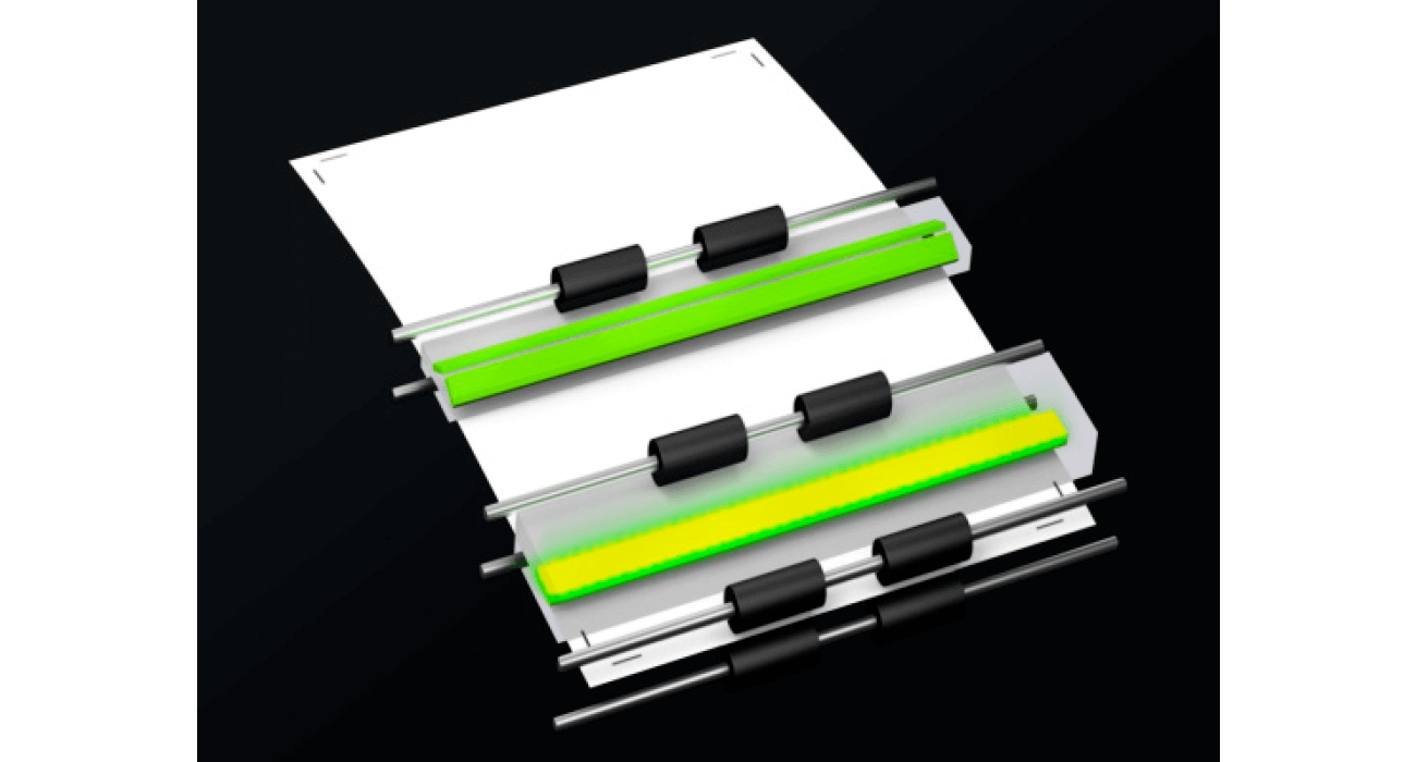 画像：安定した印字位置/表裏見当精度が作業をより効率的に。